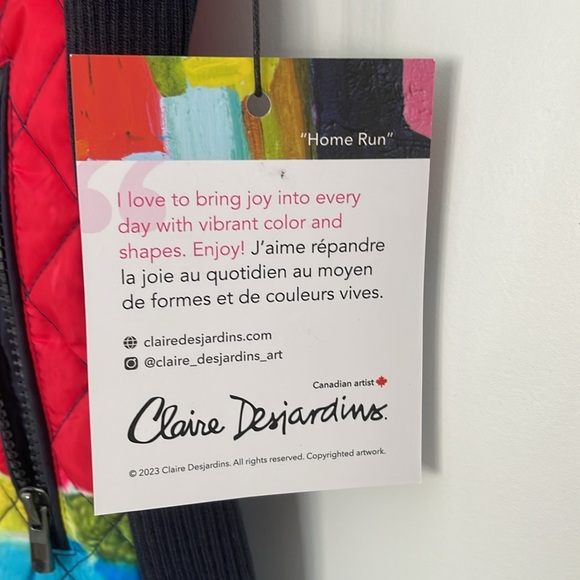 Claire Desjardins collection Small - Home Run collection - Quilted Vest - Picture 2 of 4